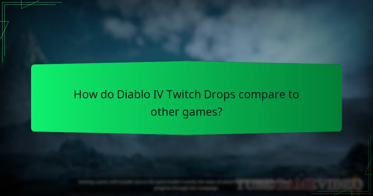 When is the Diablo IV Twitch Drops Cosmetics Timeline?